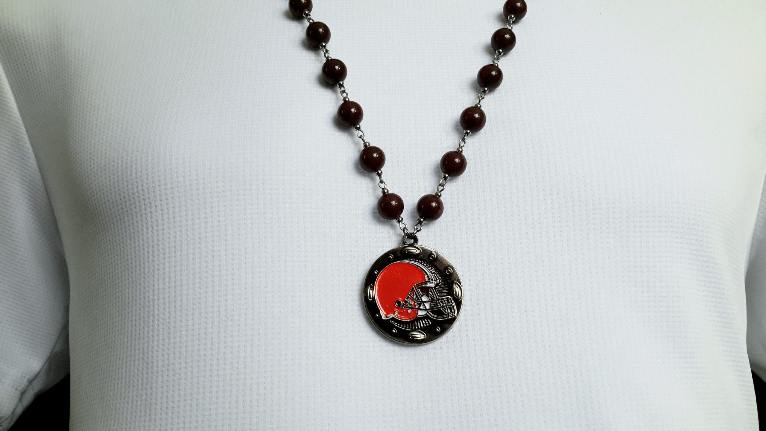 Cleveland Browns Trio Necklace Set - Siskiyou Buckle F3NK025